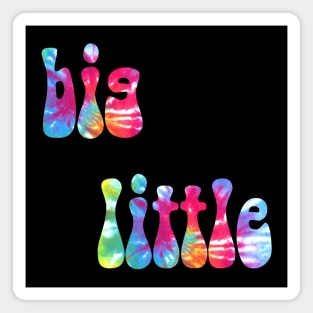 Tie Dye Big Little Magnet